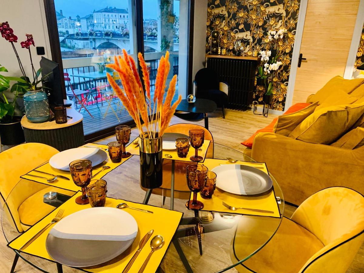 "Au Fil De La Charente" - Coeur De Saintes - Wifi Clim - Classe 4 Etoiles - 4 Pers Ngoại thất bức ảnh